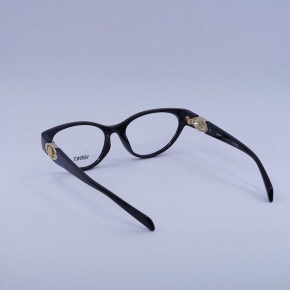 Versace VE3372U GB1 Eyeglasses Shiny Black 54mm Cat Eye Frame main image 9